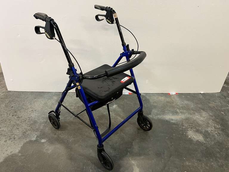 Drive rollator style walker, with seat, see pictures for details. image