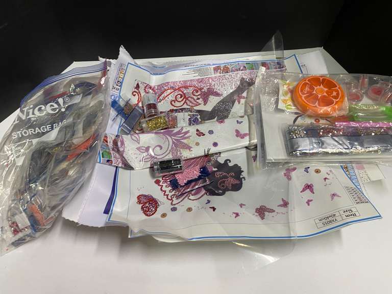 Diamond art and supplies, see pictures for details. image