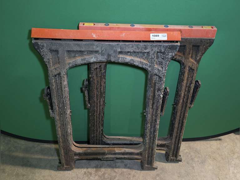 PAIR OF IRONTON FOLDING SAW HORSES image