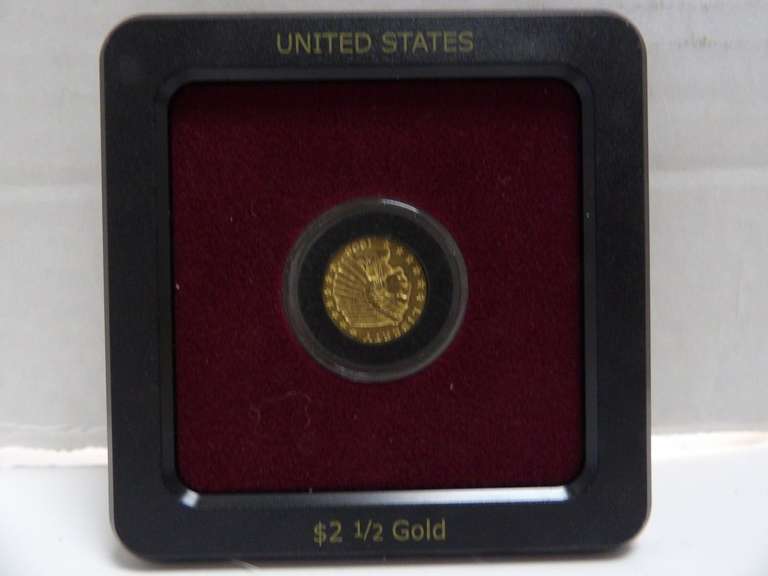 1908 2 1/2 DOLLAR GOLD INDIAN HEAD QUARTER EAGLE image