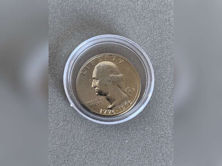 CAMEO PROOF WASHINGTON QUARTER 1776-1976 S - CHECKOUT image