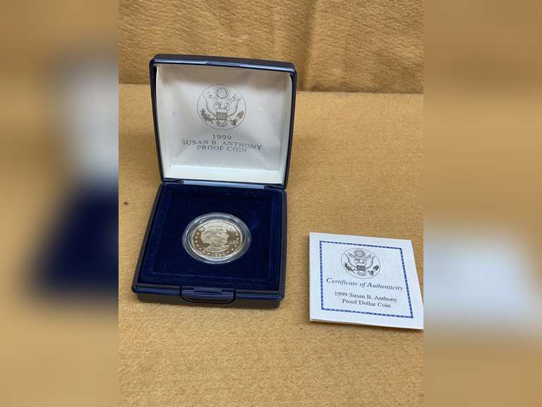 1999 SUSAN B. ANTHONY PROOF DOLLAR COIN image