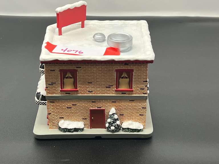 Dale Earnhardt Christmas village, “Victory Lane Restaurant“, see pictures for details. image