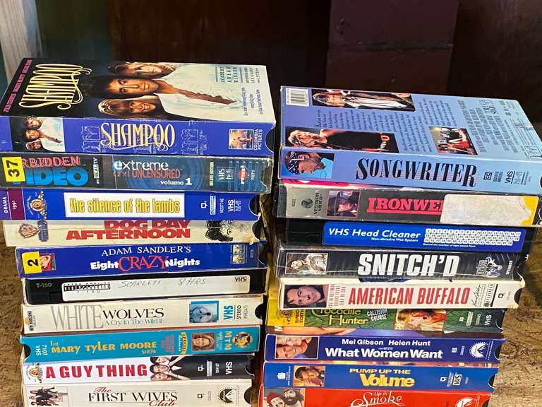 Assortment of VHS tapes, see pictures for details. image