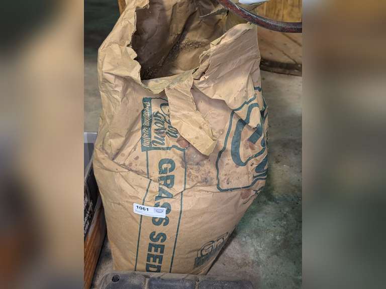 OREGON GROWN PREMIUM QUALITY GRASS SEED, 50 LB BAG APPROXIMATELY 3/4 FULL image