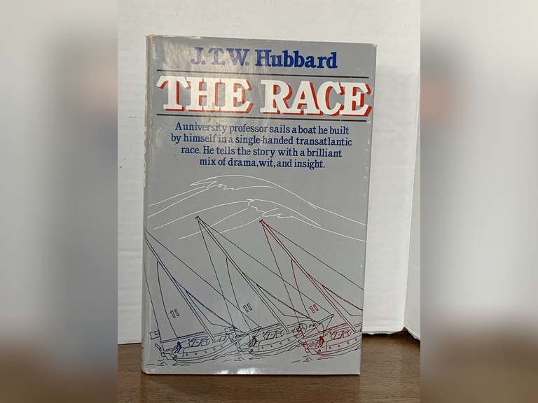 1986 FIRST EDITION "THE RACE" HARDBACK BOOK image