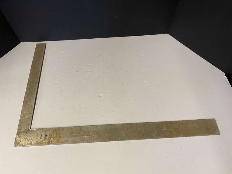 Aluminum framing square, see pictures for details. image