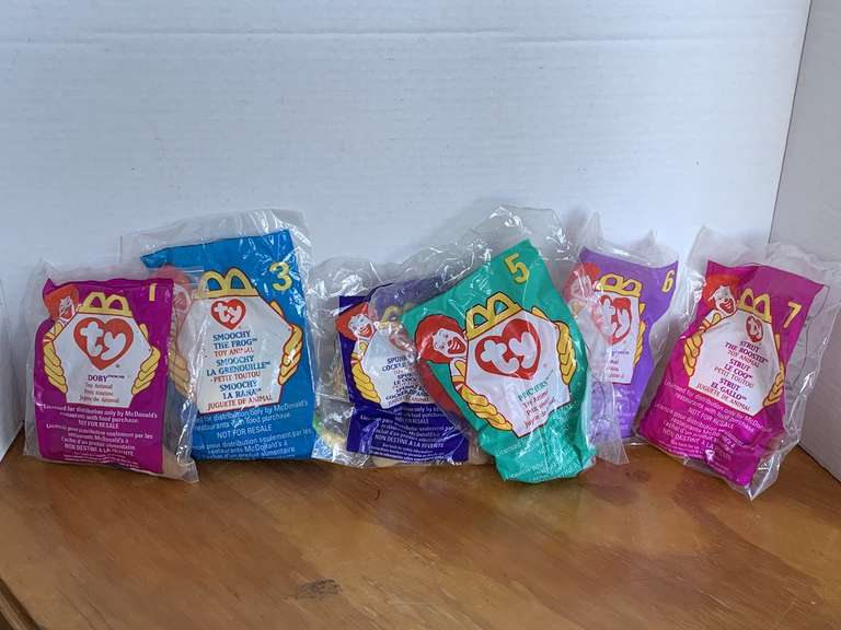 6 VINTAGE MCDONALD'S TY MINI BABIES image