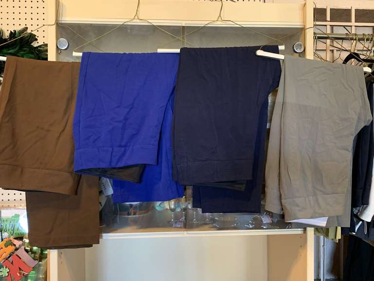 LADIES CLOTHING LOT - 10 PAIR LADIES PANTS - ALL SIZE 16 image