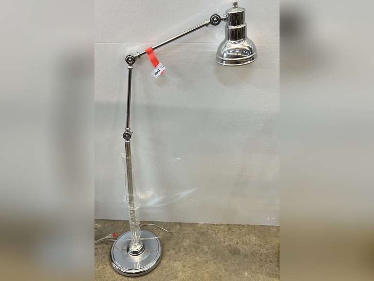Adjustable arm floor lamp, see pictures for details. image