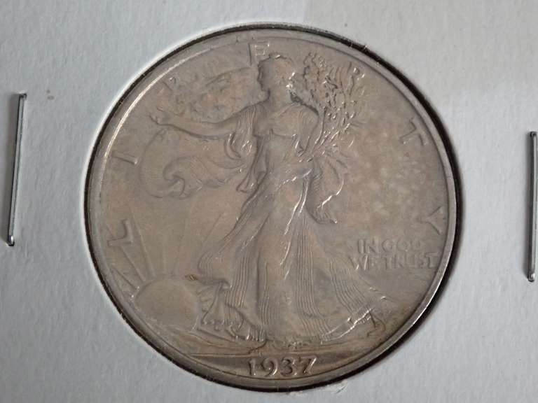 1937-S WALKER HALF DOLLAR COIN image