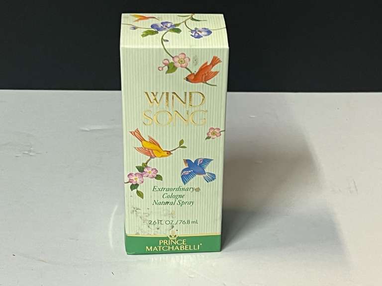 Prince Matchabelli Wind Song, cologne fragrance spray, comes in original box, see pictures for details. image
