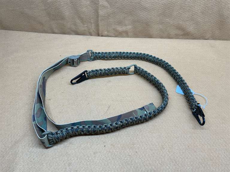 RIFLE SLING APPEARS TO BE HANDMADE WITH PARACORD image