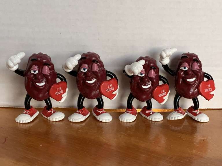 1988 CALIFORNIA RAISIN VALENTINE - 4 "I'M YOURS" image