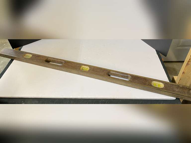 Wooden 4’ level, see pictures for details. image