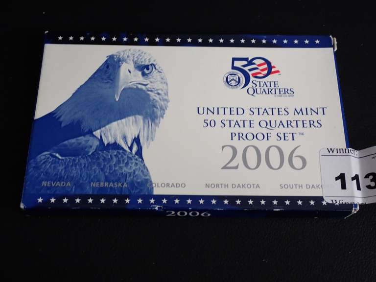 2006 UNITED STATES MINT 50 STATE QUARTERS PROOF SET image