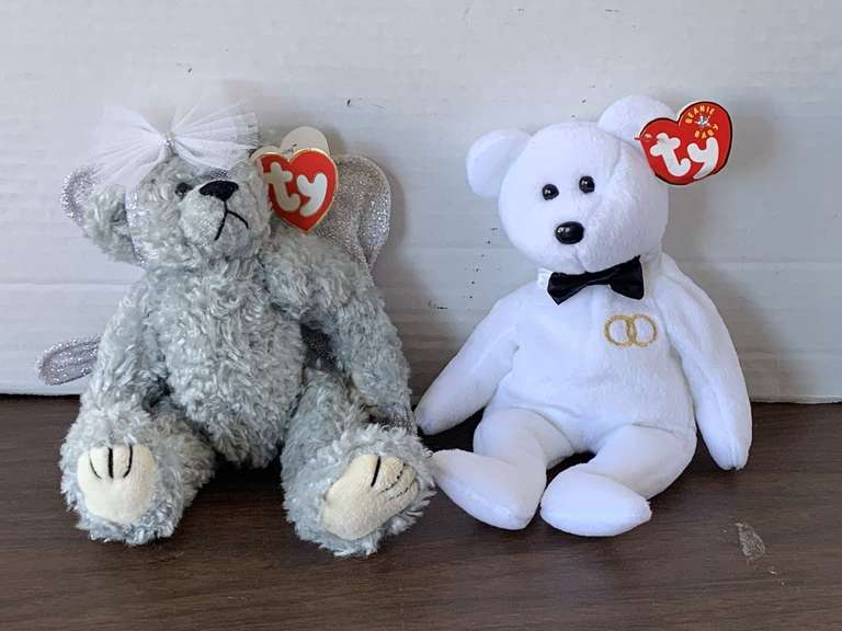 1993 TY BEANIE BABY "STERLING" & 2001 TY BEANIE BABY "MR." image