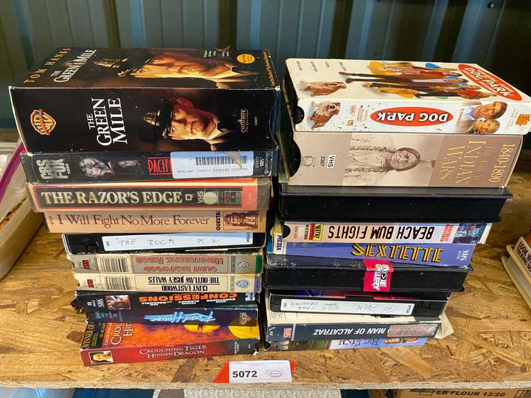 Assorted VHS tapes, see pictures for details. image