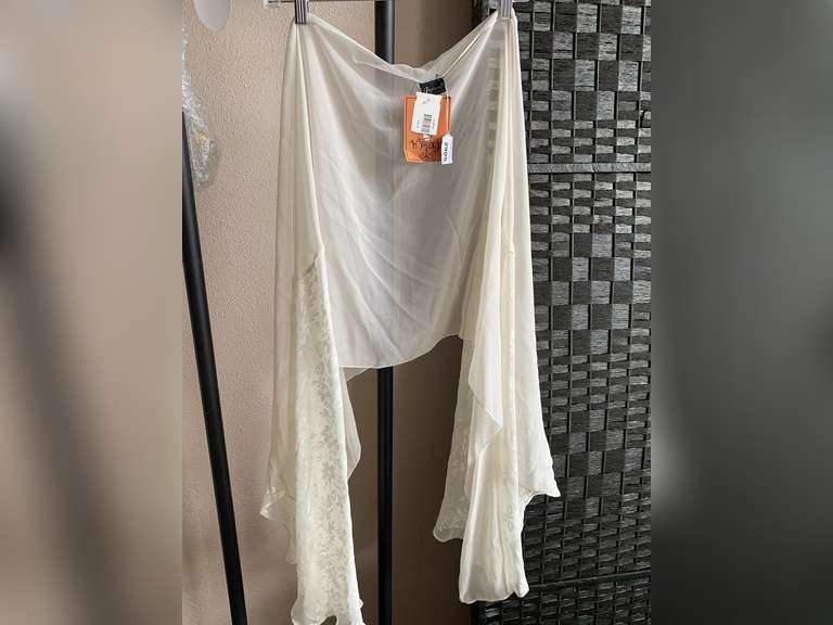 NEW OFF WHITE SHEER WRAP image