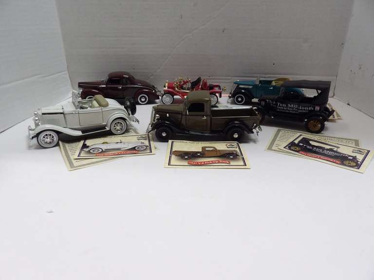 SIX NATIONAL MOTOR MUSEUM DIECAST MODEL CARS image