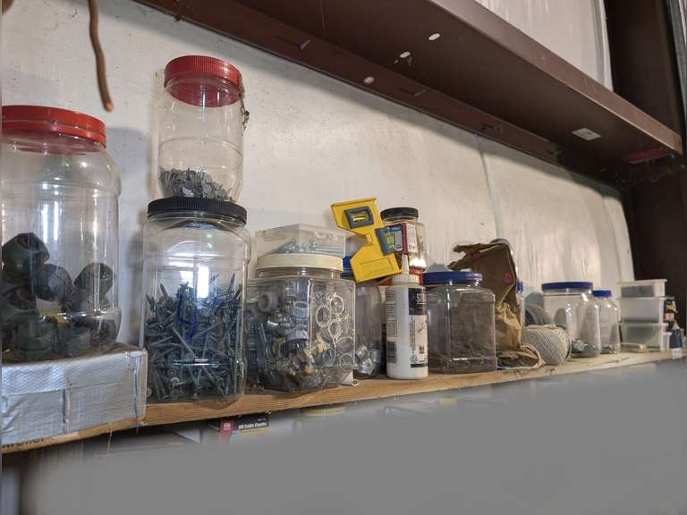 ALL FASTENERS AND MORE ON TOP SHELF MARKED 1009 image