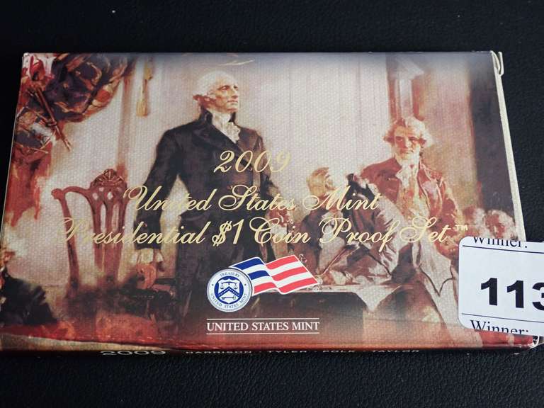 2009 UNITED STATES MINT PRESIDENTIAL $1 COIN PROOF SET image