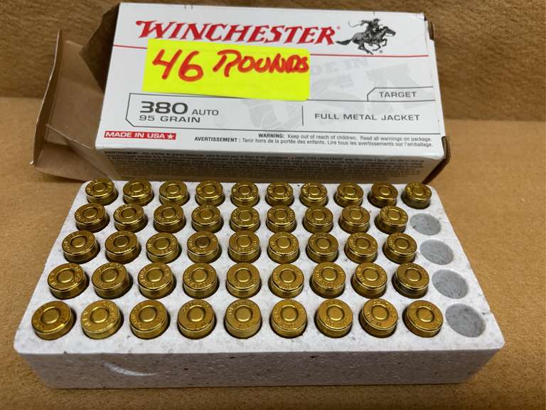 46 RDS WINCHESTER 380 FMJ image