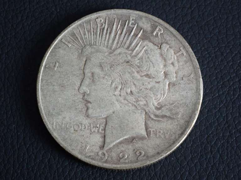 1922 PEACE DOLLAR COIN image