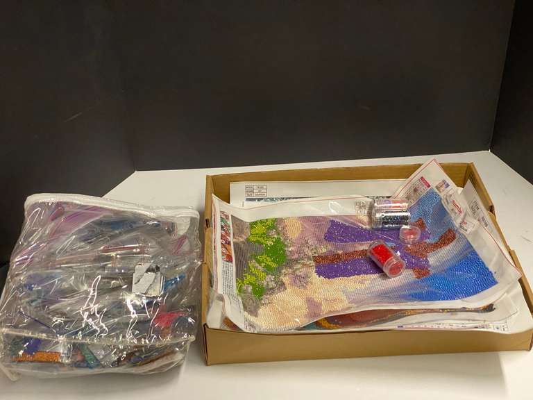 Diamond art and supplies, see pictures for details. image