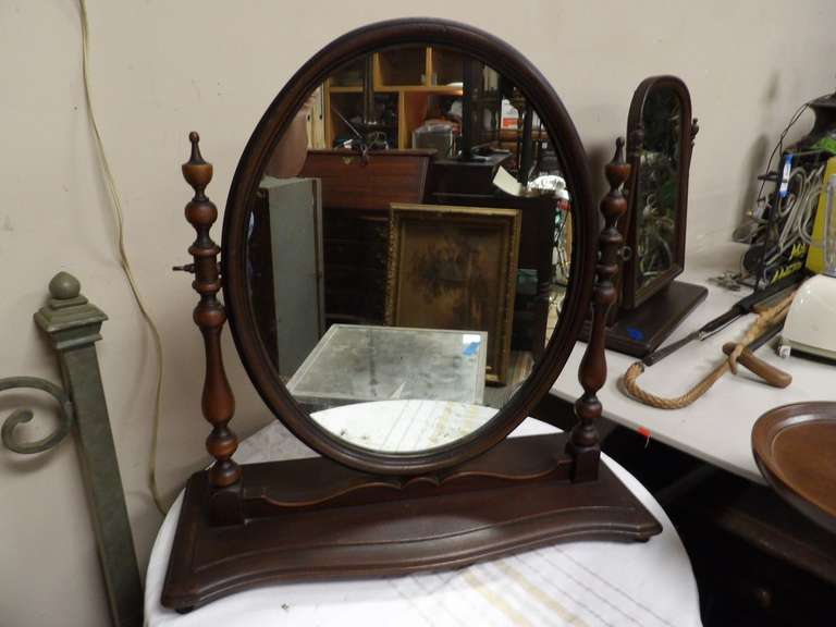 ANTIQUE TABLE TOP MIRROR image