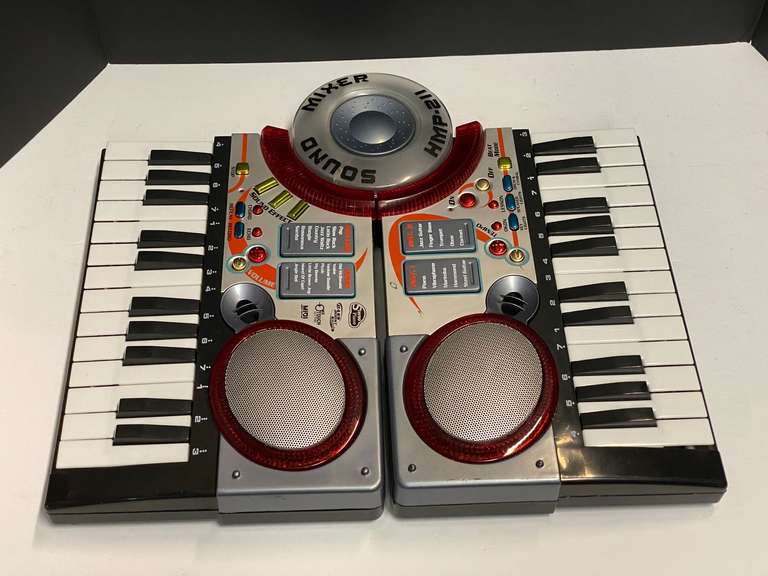 Rock Star Classic HMP-211 Twins Fusion Teaching Folding Keyboard Piano, working condition unknown, see pictures or details. image