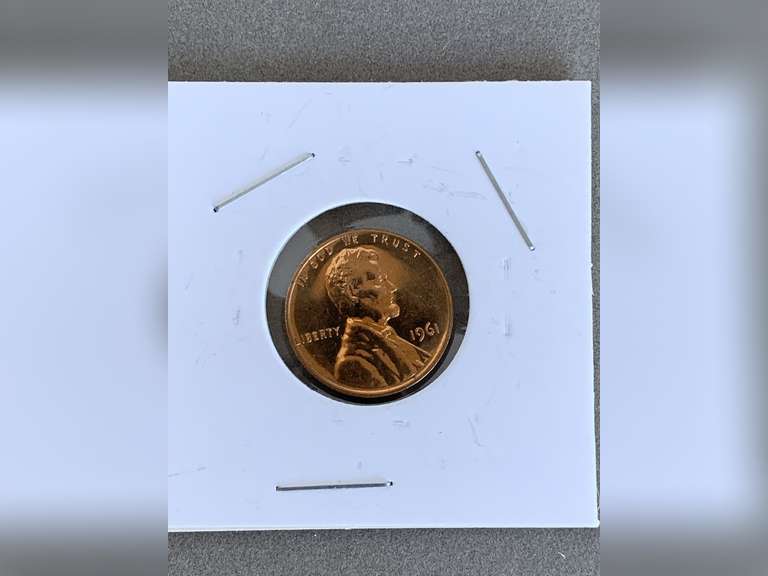PROOF LINCOLN PENNY 1961 (NO MINT MARK) - CHECKOUT image