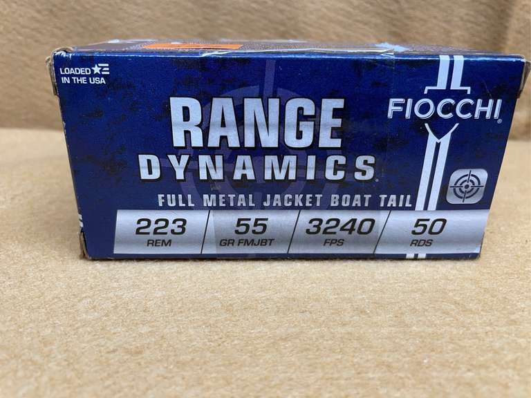FIOCCHI RANGE DYNAMICS 223 FMJ - 50 RDS image