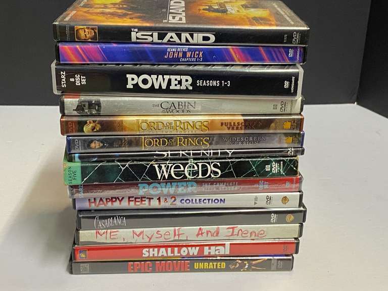 DVD assortment, see pictures for details. image