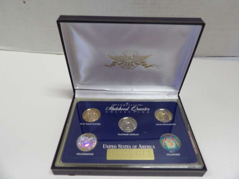 1999 UNITED STATES COMMEMORATIVE GALLERY, GEORGIA STATEHOOD QUARTER SET image