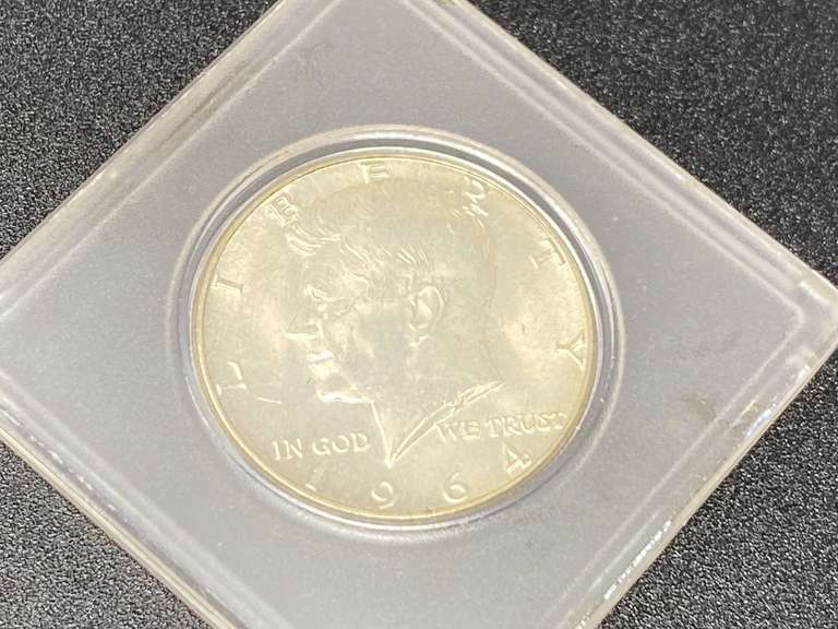 1964 Kennedy Silver Half Dollar, see pictures for details. image