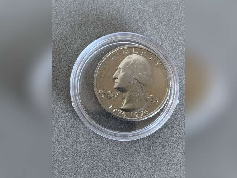 CAMEO PROOF WASHINGTON QUARTER 1776-1976 S - CHECKOUT image