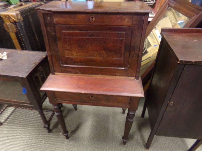 ANTIQUE DROP FRONT DESK image