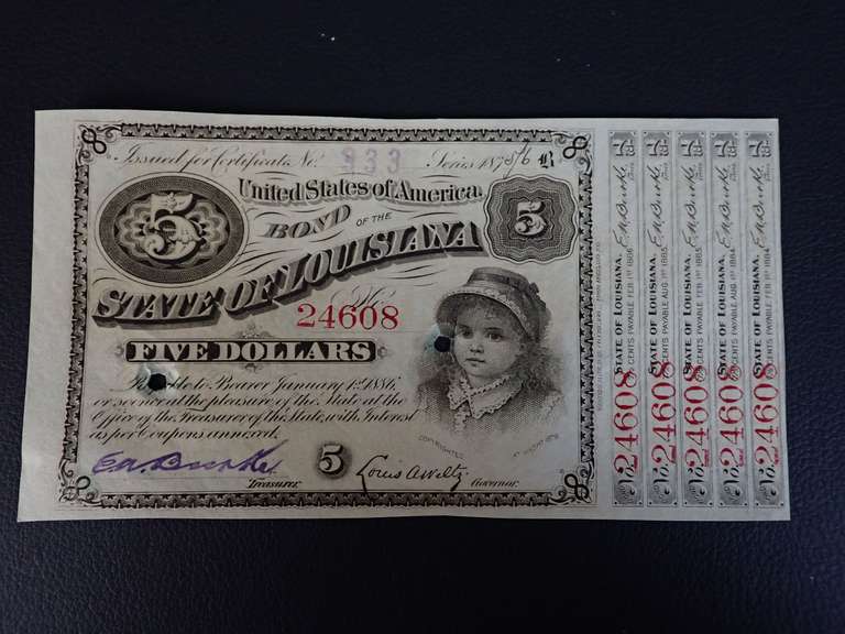 1875 LOUISIANA BABY BOND image