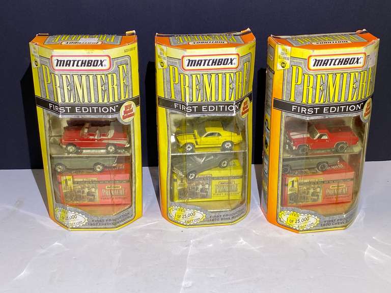 Matchbox Premier, First Edition, three boxes, all in original packaging, see pictures for details. image