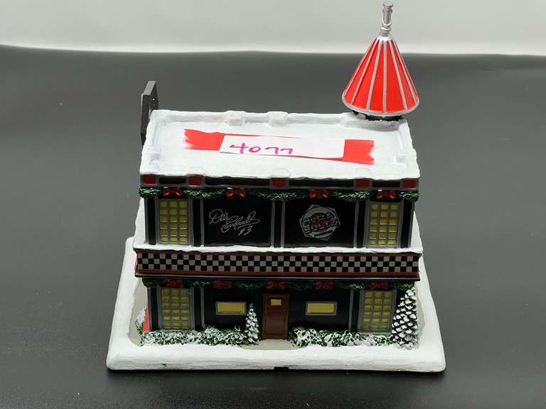 Dale Earnhardt Christmas village, “Hardware Store”, see pictures for details. image