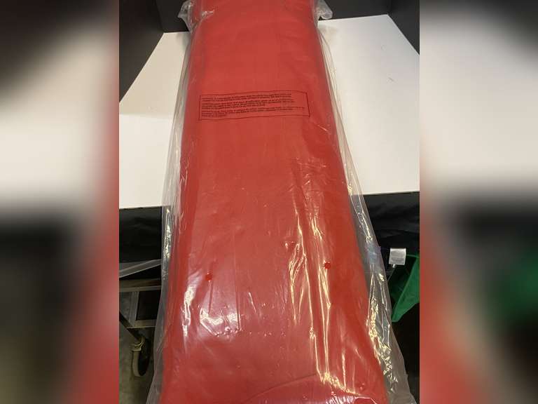 Bolt of red classic felt, 72”, see pictures for details. image