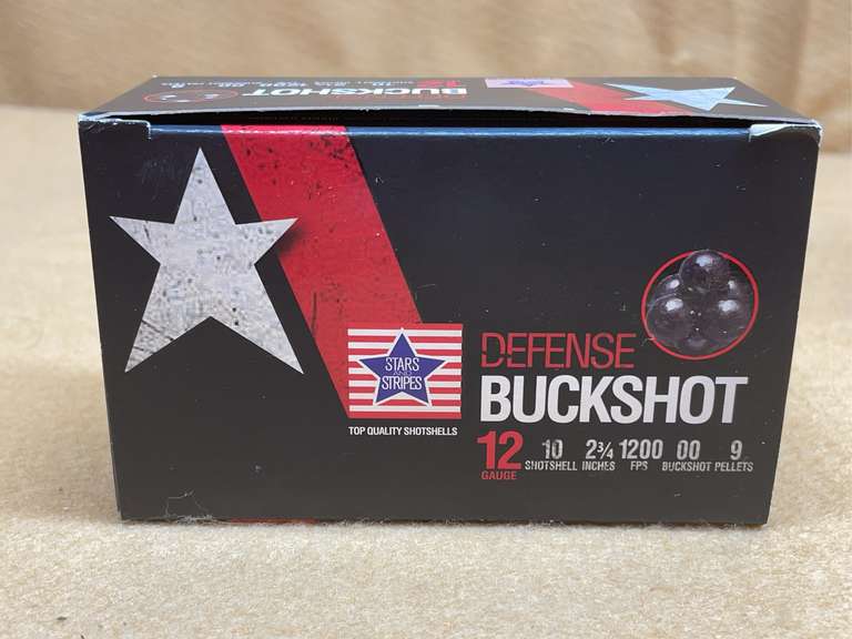 STARS AND STRIPES DEFENSE 12 GA '00' BUCK SHOT - 2 3/4" - 10 RDS image