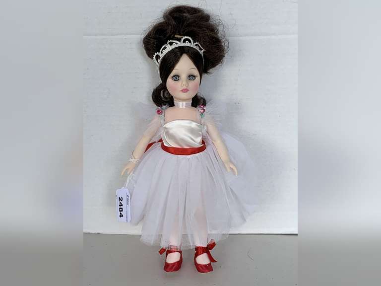 VINTAGE EFFANBEE "DANCE BALLERINA DANCE" W/ RED SHOES DOLL 12" TALL W/ TAG image
