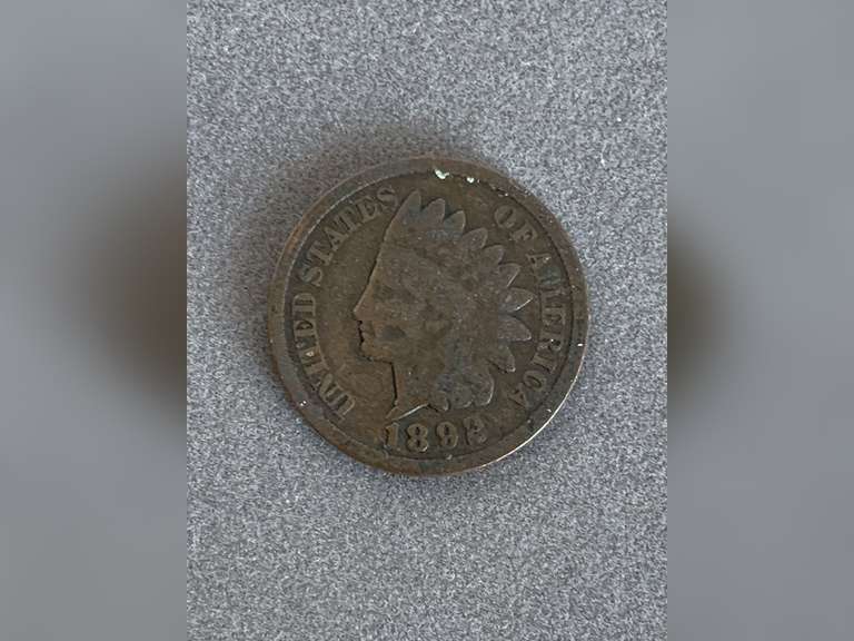 1892 INDIAN HEAD PENNY - CHECKOUT image