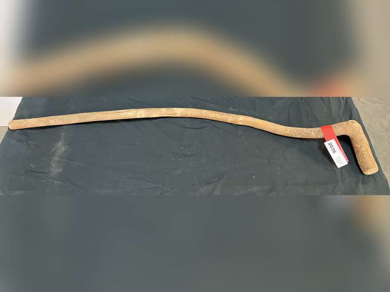 Custom wooden cane, see pictures for details. image