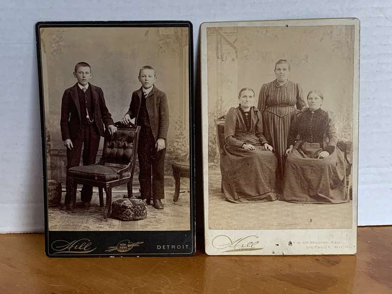 2 ANTIQUE PHOTOS BY HILL PHOTOGRAPHY image