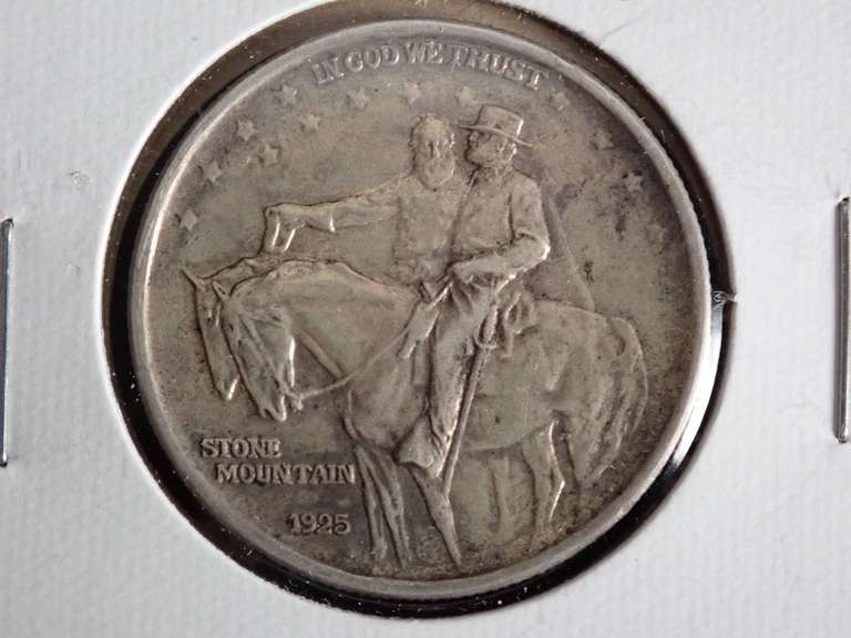 1925 STONE MOUNTAIN HALF DOLLAR COIN image