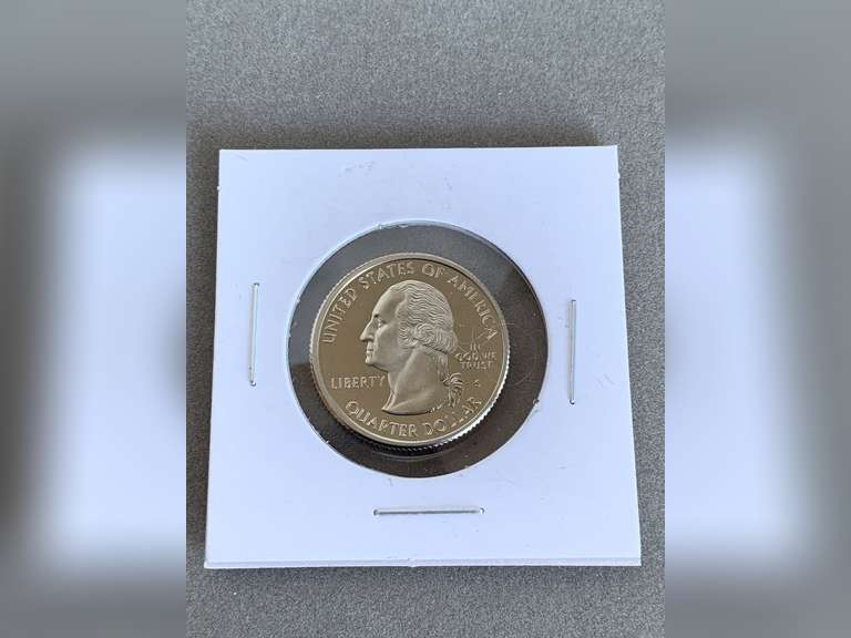 CAMEO PROOF WASHINGTON QUARTER - GEORGIA 1999S - CHECKOUT image