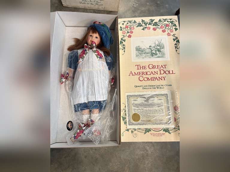The Great American Doll Company Vinyl Laura A1221-V Doll with Certificate of Ownership image